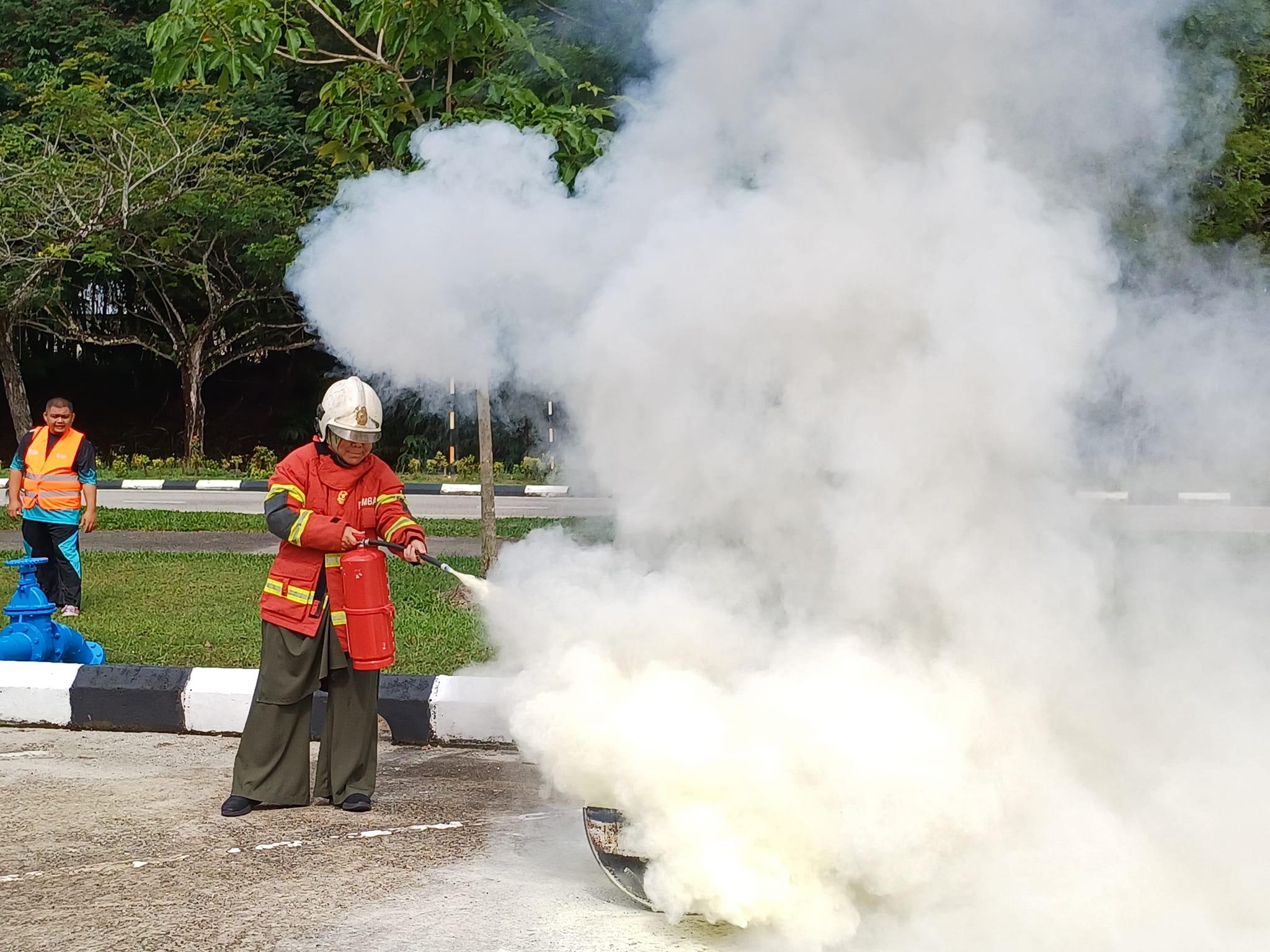 Latihan Kawad Kecemasan Dengan Kerjasama Pihak BOMBA Cawangan Taman Tas & Taklimat Serta Latihan Pertolongan Cemas 